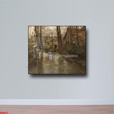 File in ấn cao cấp Tranh sơn dầu phong cảnh châu âu CA5417 (file gốc)