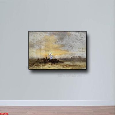 File in ấn chuyên nghiệp Tranh sơn dầu phong cảnh châu âu CA5436 (file gốc)