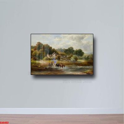 File gốc Tranh sơn dầu phong cảnh châu âu CA5452 cho in ấn và thiết kế