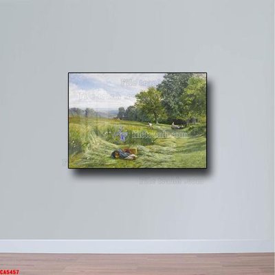 File gốc in mica Tranh sơn dầu phong cảnh châu âu CA5457 chất lượng