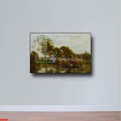 File gốc in ấn Tranh sơn dầu phong cảnh châu âu CA5461 (sẵn sàng tải về)