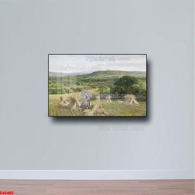 Chi tiết file ảnh Tranh sơn dầu phong cảnh châu âu CA5462 sắc nét