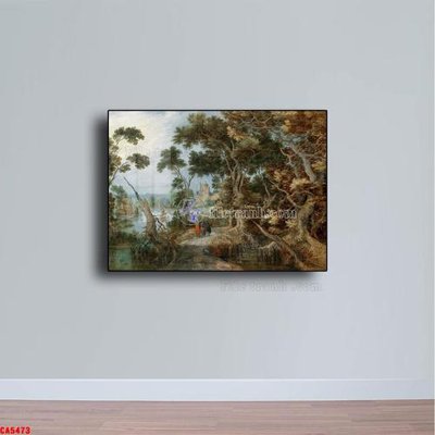 Mua file gốc Tranh sơn dầu phong cảnh châu âu CA5473 (in ấn) tại Filetranh.com