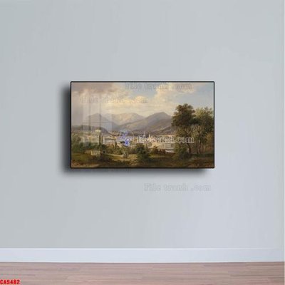 File tranh Tranh sơn dầu phong cảnh châu âu CA5482 (gốc) chủ đề động vật