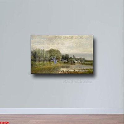 Download file Tranh sơn dầu phong cảnh châu âu CA5500 (gốc) in mica đèn LED