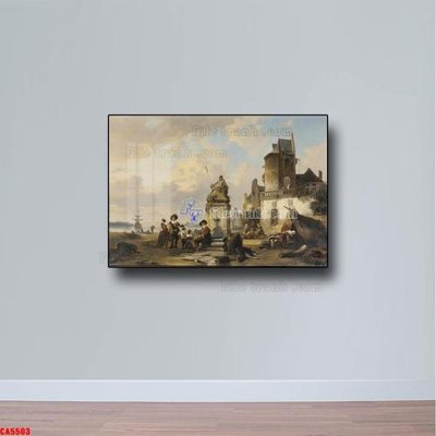 File ảnh gốc Tranh sơn dầu phong cảnh châu âu CA5503 (chuyên in mica)