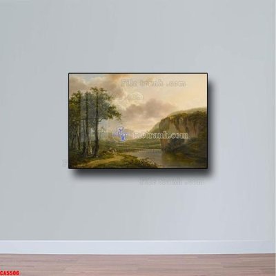 File gốc Tranh sơn dầu phong cảnh châu âu CA5506 (phong cách) cổ điển