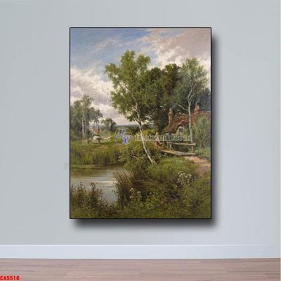 File gốc Tranh sơn dầu phong cảnh châu âu CA5516 (bản quyền) cho in ấn