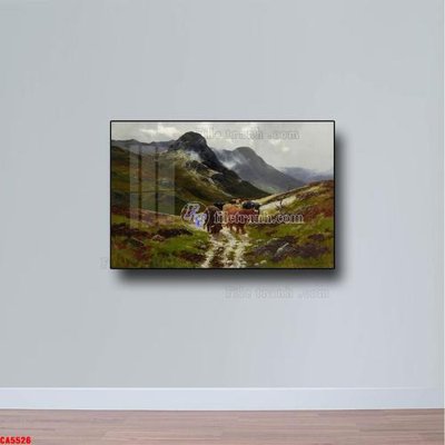 Tải file Tranh sơn dầu phong cảnh châu âu CA5526 (gốc) chủ đề hoa sen