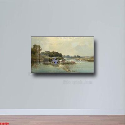 File gốc in ấn Tranh sơn dầu phong cảnh châu âu CA5530 chất lượng vượt trội