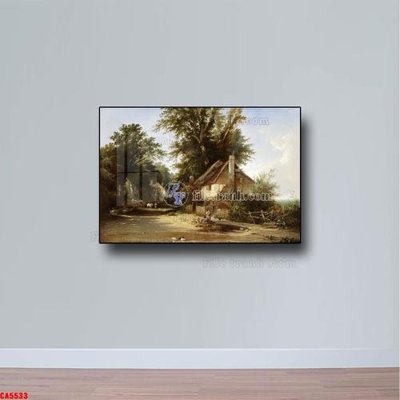 File gốc Tranh sơn dầu phong cảnh châu âu CA5533 (ảnh rõ nét) để in