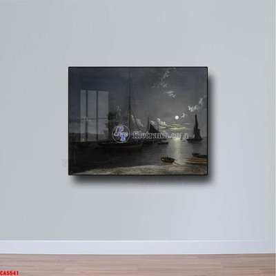 File tranh Tranh sơn dầu phong cảnh châu âu CA5541 (bản gốc) treo quán cafe