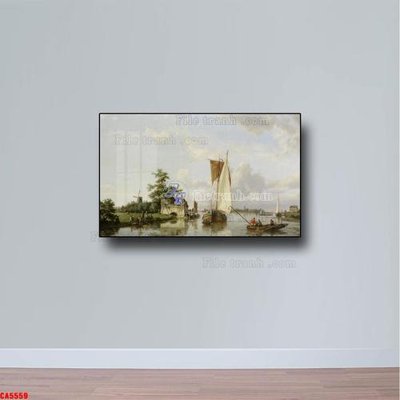 File tranh gốc Tranh sơn dầu phong cảnh châu âu CA5559 (bản quyền) độc đáo