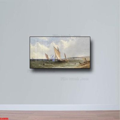 Hình ảnh file gốc Tranh sơn dầu phong cảnh châu âu CA5605 cho in UV