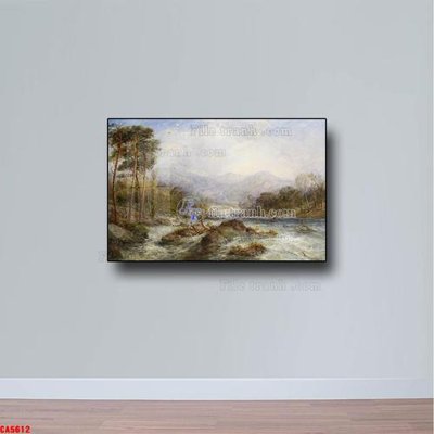 File PSD Tranh sơn dầu phong cảnh châu âu CA5612 (chất lượng in ấn)
