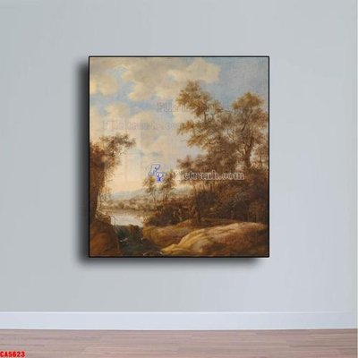 File gốc in ấn Tranh sơn dầu phong cảnh châu âu CA5623 độ phân giải cao