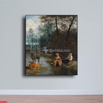 File tranh Tranh sơn dầu phong cảnh châu âu CA5624 (bản gốc) treo tường