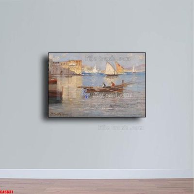 File gốc Tranh sơn dầu phong cảnh châu âu CA5631 (cho in ấn) độc quyền