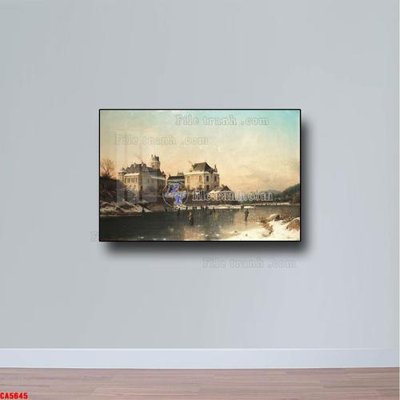 File ảnh Tranh sơn dầu phong cảnh châu âu CA5645 (gốc) in backdrop sự kiện