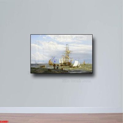 Tải file gốc in lụa Tranh sơn dầu phong cảnh châu âu CA5661 siêu nét