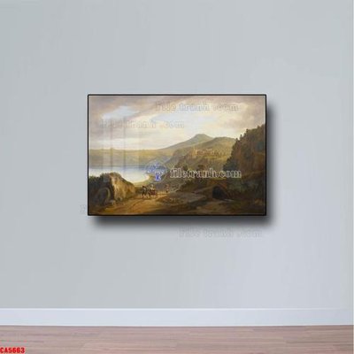 File in ấn cao cấp Tranh sơn dầu phong cảnh châu âu CA5663 (file gốc)