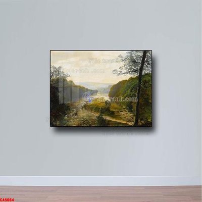 File gốc Tranh sơn dầu phong cảnh châu âu CA5664 (dành cho quảng cáo)