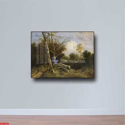 File tranh gốc Tranh sơn dầu phong cảnh châu âu CA5670 (bản quyền) file PSD