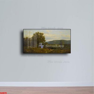 Tải file Tranh sơn dầu phong cảnh châu âu CA5679 (gốc) làm file thiết kế