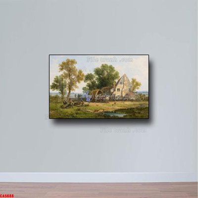 Tải về file gốc Tranh sơn dầu phong cảnh châu âu CA5688 (dùng cho in quảng cáo)