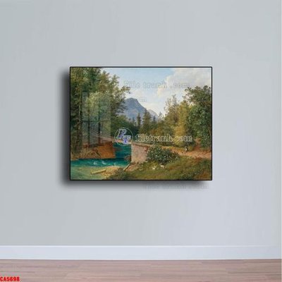 Tải file Tranh sơn dầu phong cảnh châu âu CA5698 (PSD) cho in tranh 3D