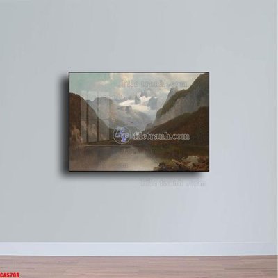 Download file Tranh sơn dầu phong cảnh châu âu CA5708 (gốc) in mica ốp bếp