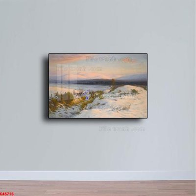 Tải file gốc Tranh sơn dầu phong cảnh châu âu CA5715 (in bạt) quảng cáo