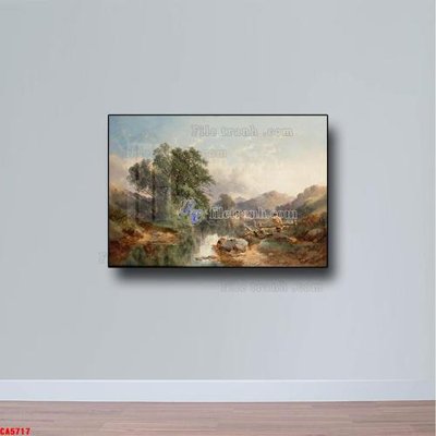 Download file ảnh gốc Tranh sơn dầu phong cảnh châu âu CA5717 để in ấn
