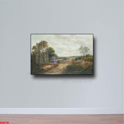 Tải file gốc Tranh sơn dầu phong cảnh châu âu CA5718 (để in lụa)