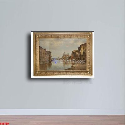 File PSD Tranh sơn dầu phong cảnh châu âu CA5739 (gốc) cho in quảng cáo