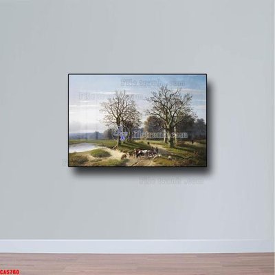 Hình ảnh file gốc Tranh sơn dầu phong cảnh châu âu CA5760 (chất lượng cao)