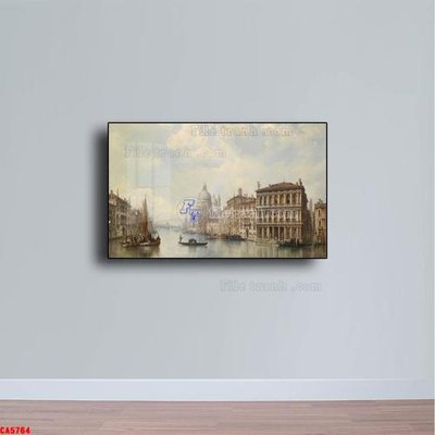 File PSD Tranh sơn dầu phong cảnh châu âu CA5764 (nguyên gốc) chất lượng cao