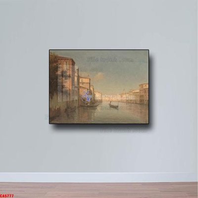 Tải file Tranh sơn dầu phong cảnh châu âu CA5777 (gốc) làm file quảng cáo