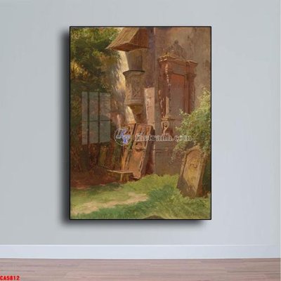 Tải file Tranh sơn dầu phong cảnh châu âu CA5812 (gốc) in nhanh
