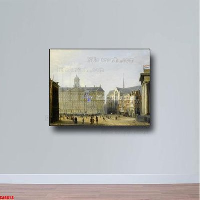 File PSD Tranh sơn dầu phong cảnh châu âu CA5818 (nguyên bản) cho thiết kế