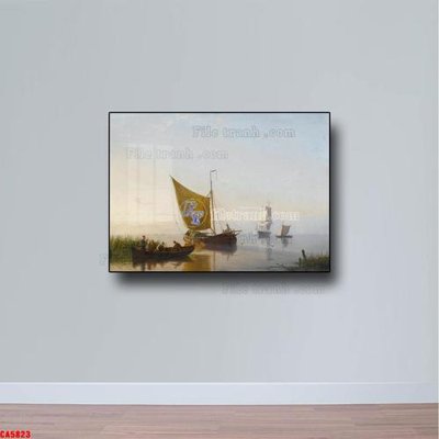 File tranh Tranh sơn dầu phong cảnh châu âu CA5823 (gốc) in film