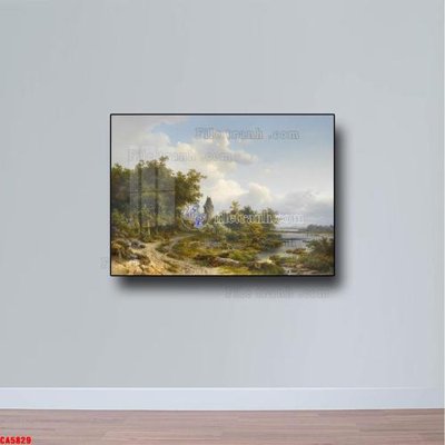 File gốc in ấn Tranh sơn dầu phong cảnh châu âu CA5829 độ phân giải cao