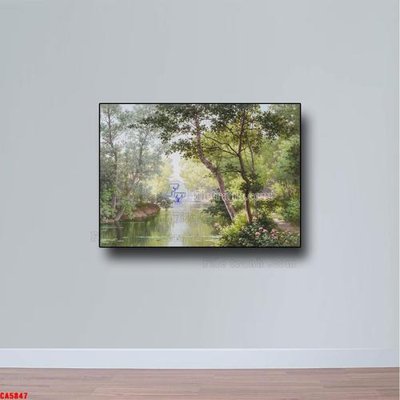 Download file Tranh sơn dầu phong cảnh châu âu CA5847 (gốc) in mica ốp bếp