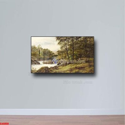 File gốc Tranh sơn dầu phong cảnh châu âu CA5858 (ảnh chi tiết) để in trần