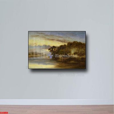 Tải file Tranh sơn dầu phong cảnh châu âu CA5860 (gốc) in nhanh