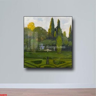 Tải file Tranh sơn dầu phong cảnh châu âu CA5879 (gốc) làm file in ấn