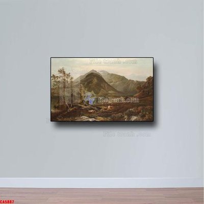 Mua file tranh gốc Tranh sơn dầu phong cảnh châu âu CA5887 tại Filetranh.com