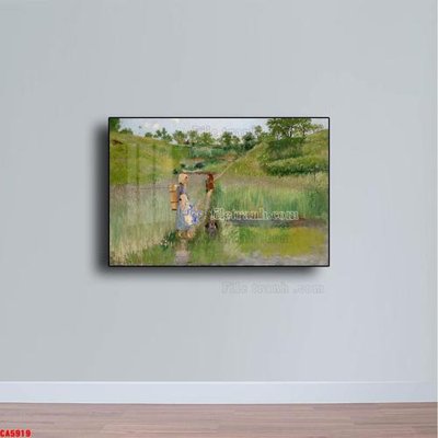 Hình ảnh file gốc in lụa Tranh sơn dầu phong cảnh châu âu CA5919