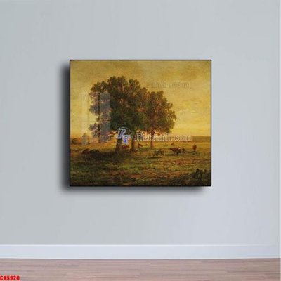 Tải xuống file tranh gốc Tranh sơn dầu phong cảnh châu âu CA5920 (PSD/TIFF)