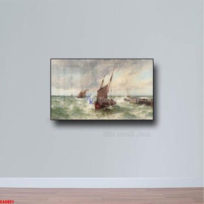 Hình ảnh gốc Tranh sơn dầu phong cảnh châu âu CA5921 (để in khổ lớn)